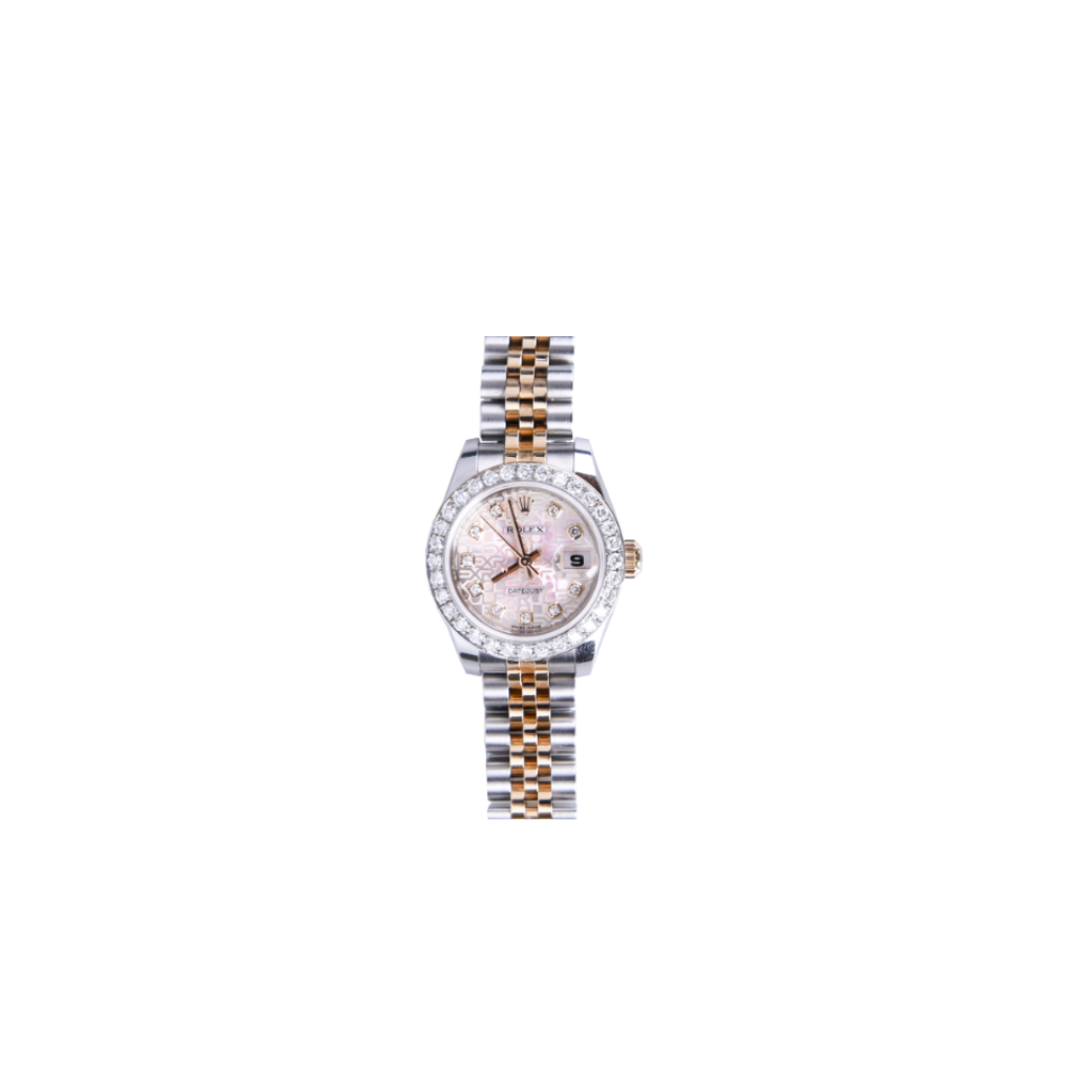 Rolex Datejust Lady Oyster Perpetual Watch in Pink Diamond