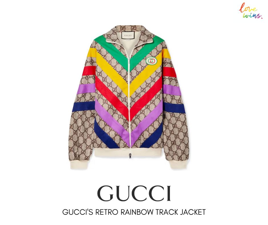 Gucci's Retro Rainbow Track Jacket