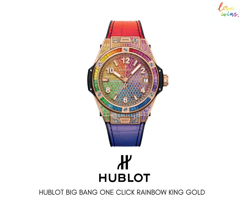 Hublot Big Bang One Click Rainbow King Gold