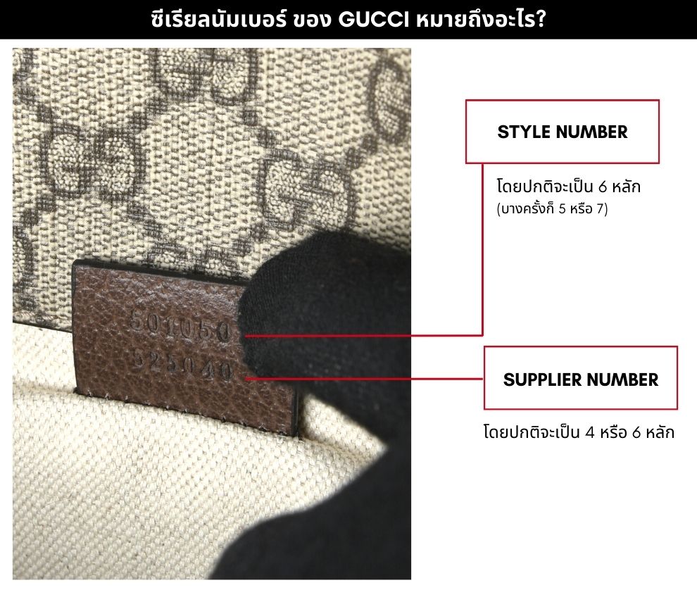 ซีเรียลนัมเบอร์ ของ Gucci หมายถึงอะไร-วิธีอ่าน Serial Number Gucci ฉบับเข้าใจง่าย