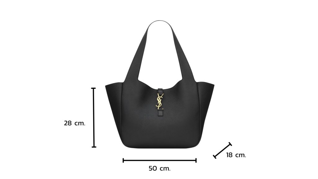 Anatomy of Saint Laurent Bea tote in Grained Leather Bag (1)