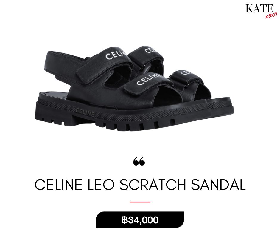 Celine Leo Scratch Sandal-6 Chunky Designer Sandals To Love รองเท้าแบรนด์ดังที่คุณต้องหลงรัก