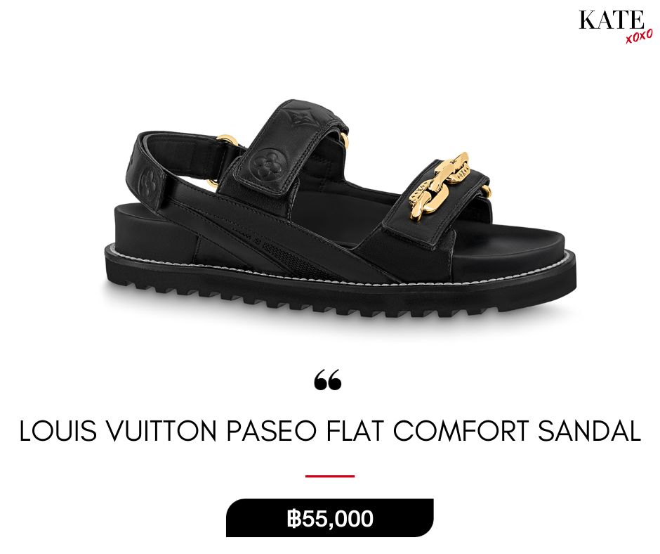 Louis Vuitton Paseo Flat Comfort Sandal-6 Chunky Designer Sandals To Love รองเท้าแบรนด์ดังที่คุณต้องหลงรัก