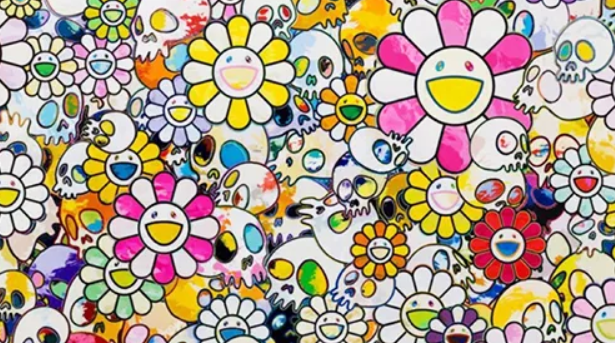 Flowers and Skulls-ประวัติ Takashi Murakami