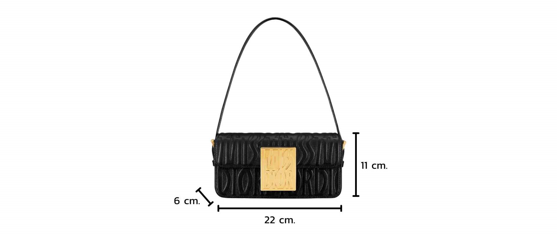 Miss Dior Flap Bag ขนาด