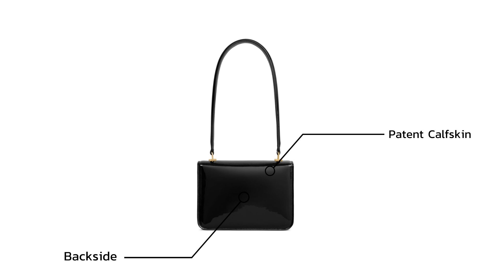 Celine Teen Garance Bag in Patent Calfskin