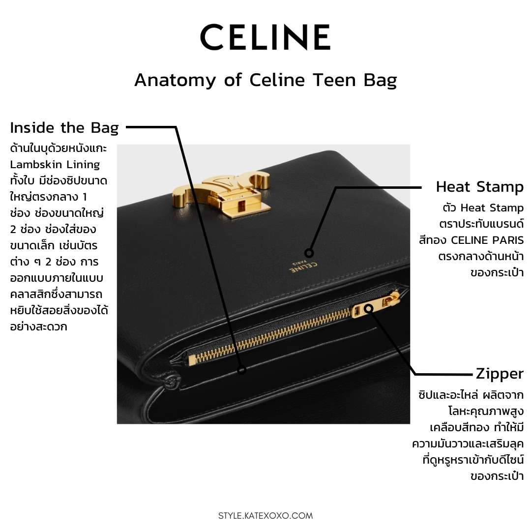 Anatomy of Celine Teen Bag