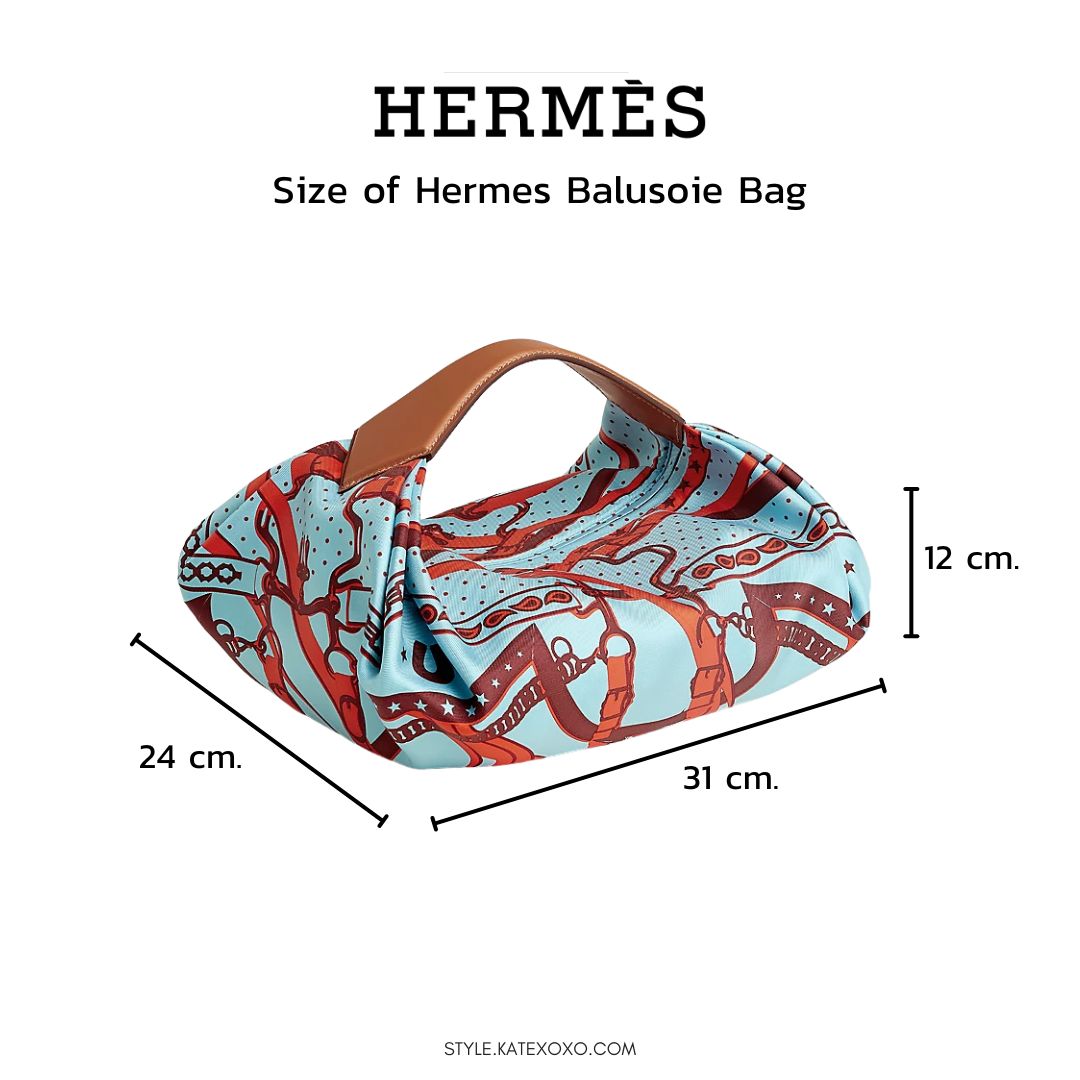 Size of Hermes Balusoie Bag