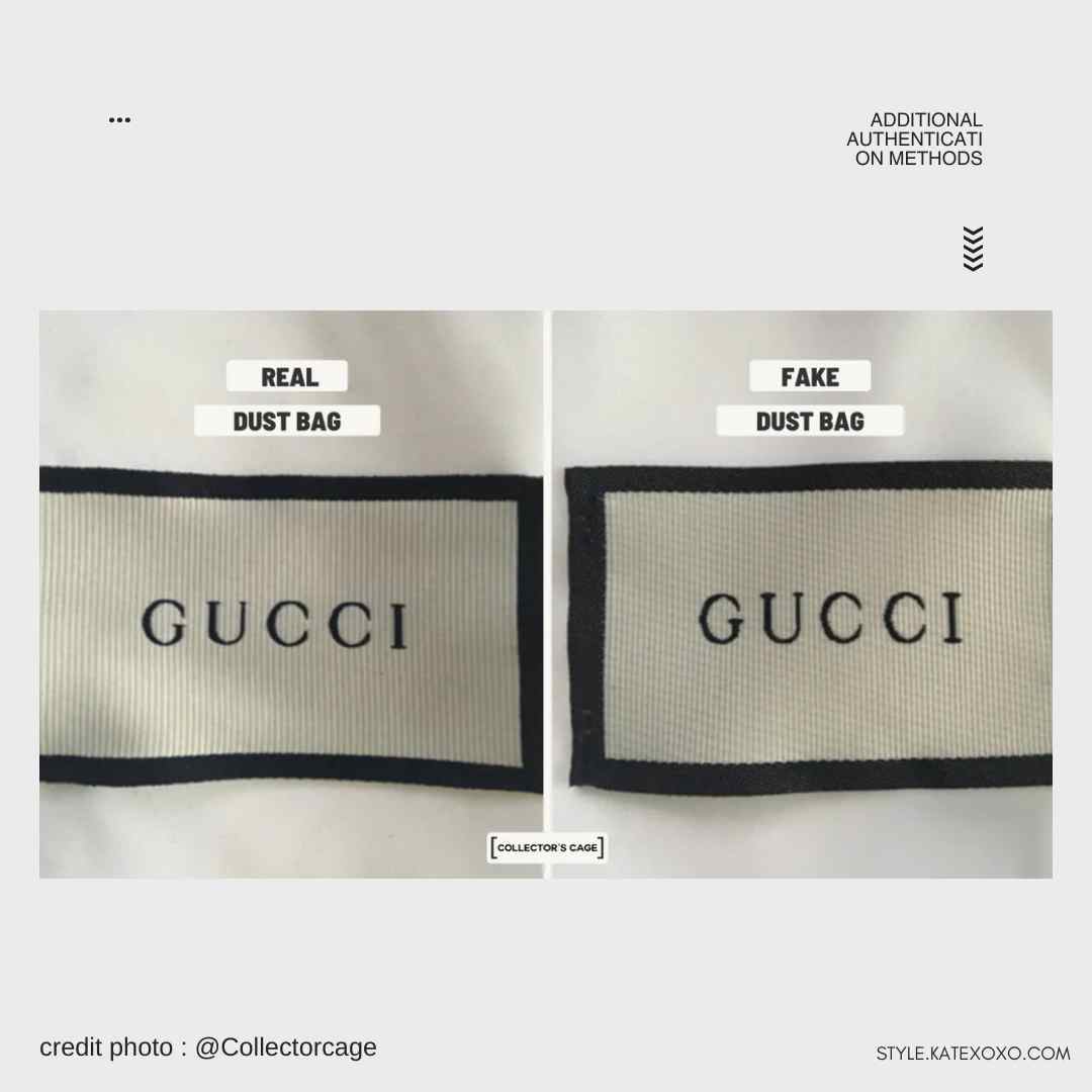 KATE Content - วิธีตรวจสอบ Gucci ของแท้ ฉบับอัพเดต Additional Authentication Methods