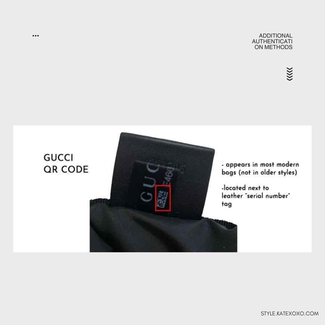 KATE Content - วิธีตรวจสอบ Gucci ของแท้ ฉบับอัพเดต Additional Authentication Methods