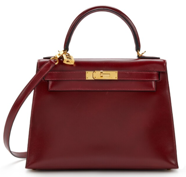 Hermès Rouge H Box Sellier Kelly 28